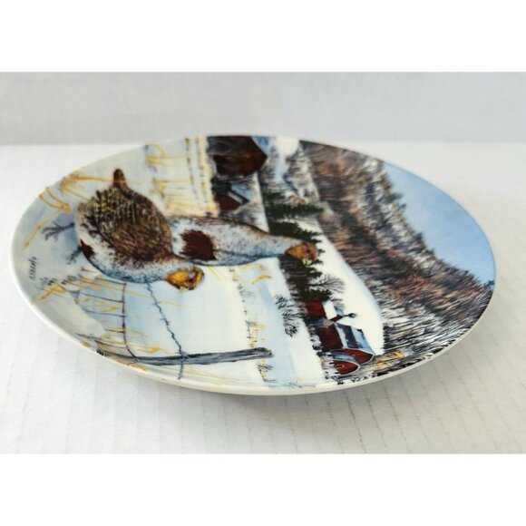 1987 The Gray Partridge Collectors Plate Knowles Wayne Anderson #516A 8 1/2” COA - Picture 4 of 16